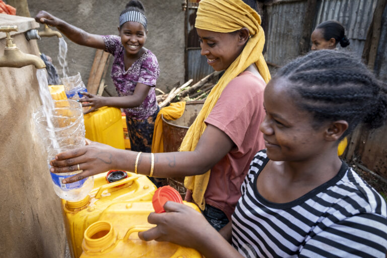 Wasserversorgung in Ijaji im Projektgebiet Illu Gelan