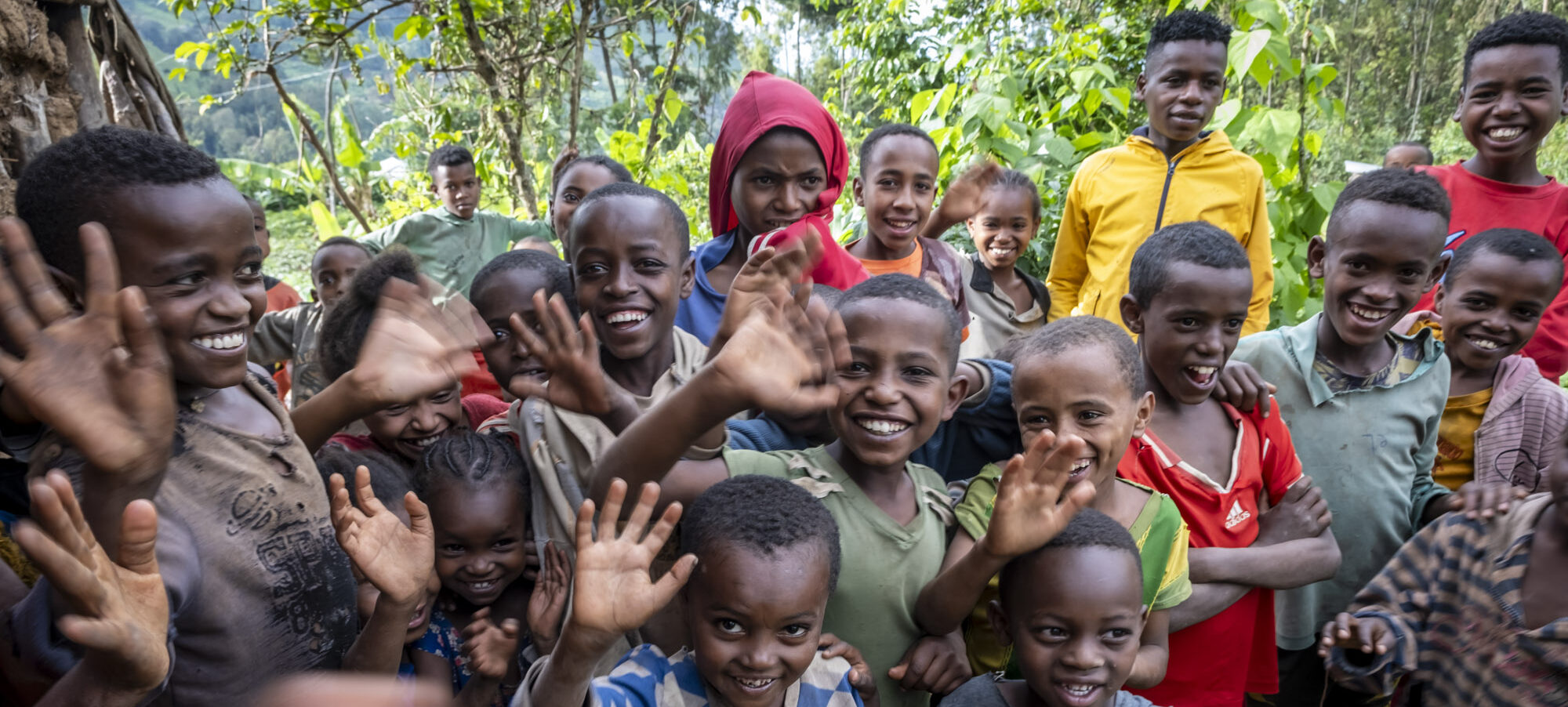 Kinder im Projektgebiet Kawo Koysha