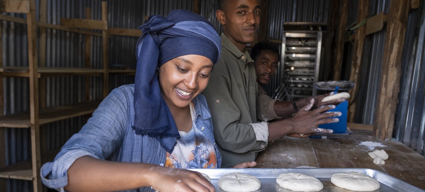 Neu gegründete Bäckerei in Wore Illu