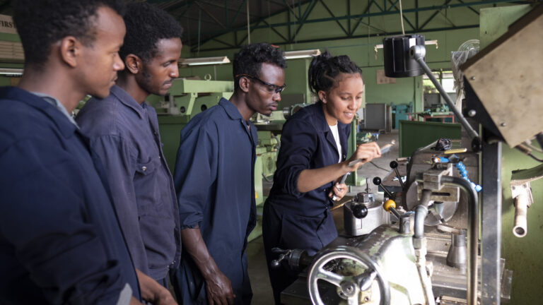 Studierende am ATTC in Harar